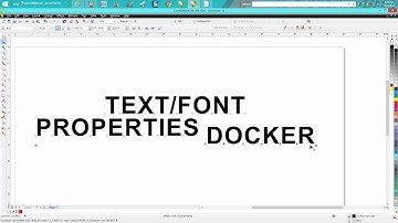Corel Draw Tips & Tricks Text Properties Docker Part 2
