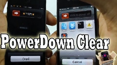 PowerDown Clear - Cydia Tweak