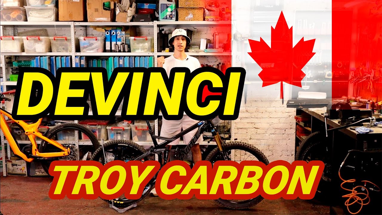 КАНАДСКИЙ ОЛЛМАУНТИН ПОДВЕС DEVINCI TROY CARBON  с системой Split Pivot редкий подвес для любых гор.