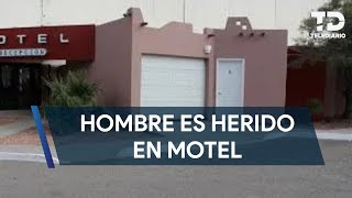 Hombre es herido por arma de fuego dentro de motel en Juárez