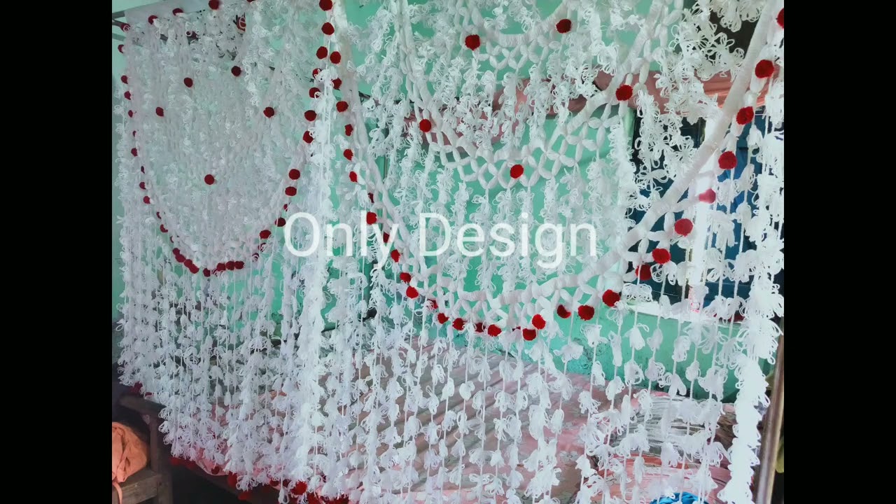 new Chandni designwoollen designhome decorationsuhaag lariparda ka