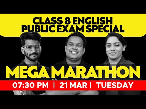 CLASS 8 ENGLISH - MEGA MARATHON | PUBLIC EXAM SPECIAL | XYLEM CLASS 8's Avatar