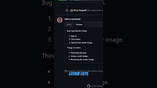 Numbered Lists and Unordered Lists in GitHub Comments