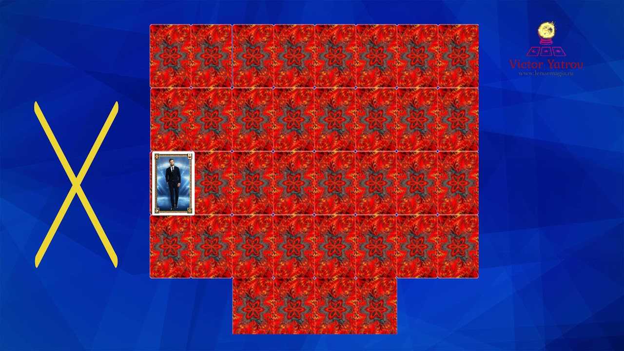 Большой расклад Ленорман | Урок 1. Расположение персональной карты в большом раскладе.