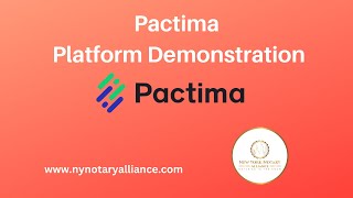 Remote Online Platform Demonstration with Pactima