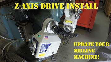 Adding Z-axis Power Feed to Bridgeport Milling Machine Knee