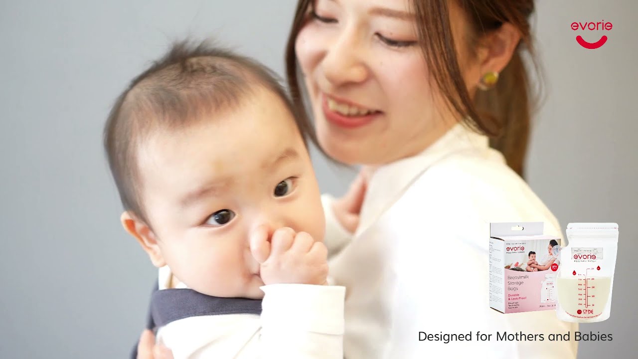 Evorie Breastmilk storage bags/ BPA-Free / Food grade material / Leak-proof