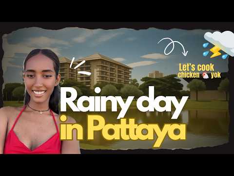 Experience a Rainy Day in Pattaya with ASMR Cooking - Chicke