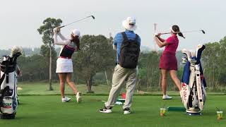 Honda LPGA Thailand 2018 Bo mee Lee’s golf swing at Siam Country Club Pattaya Old Course