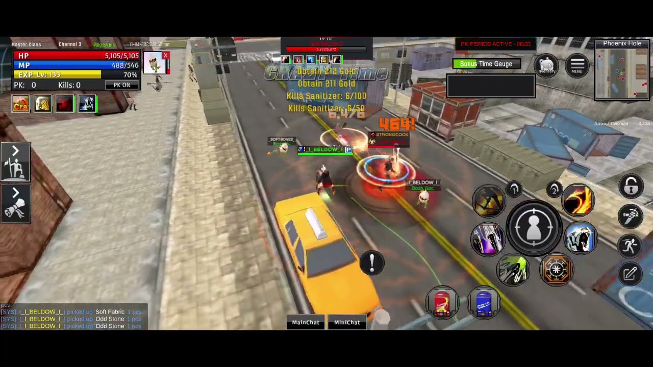 Ran the master class - archer lvl 133 Vs swordsman lvl 170 