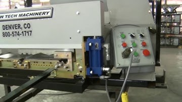 How To Set Up A Run Out Table For A Roof Panel Machine