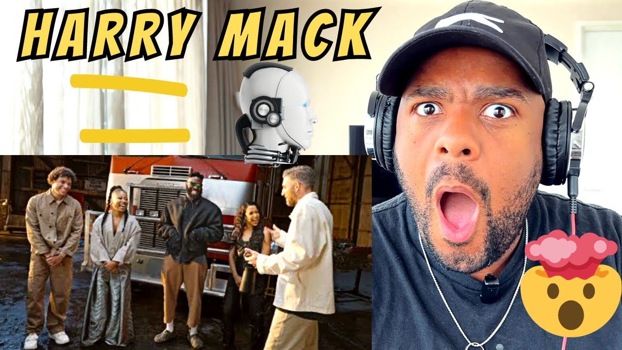 Реакция британского рэпера на | Гарри Мак фристайлит для актёров фильма «Трансформеры: Восстание ...