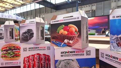 SHENZHEN WONDER & EPSON new product with corrugated carton digital printer