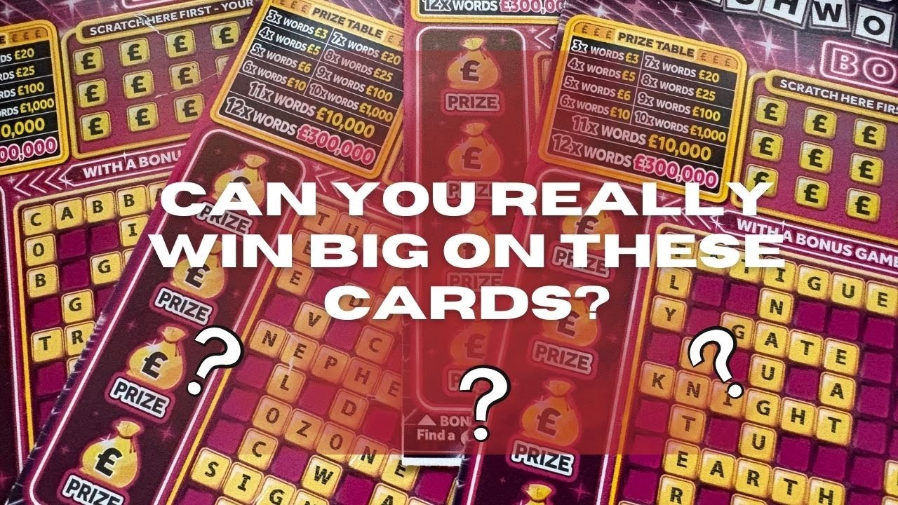 How much can I win on the new £300k Cashword Bonus scratch cards !? 💷