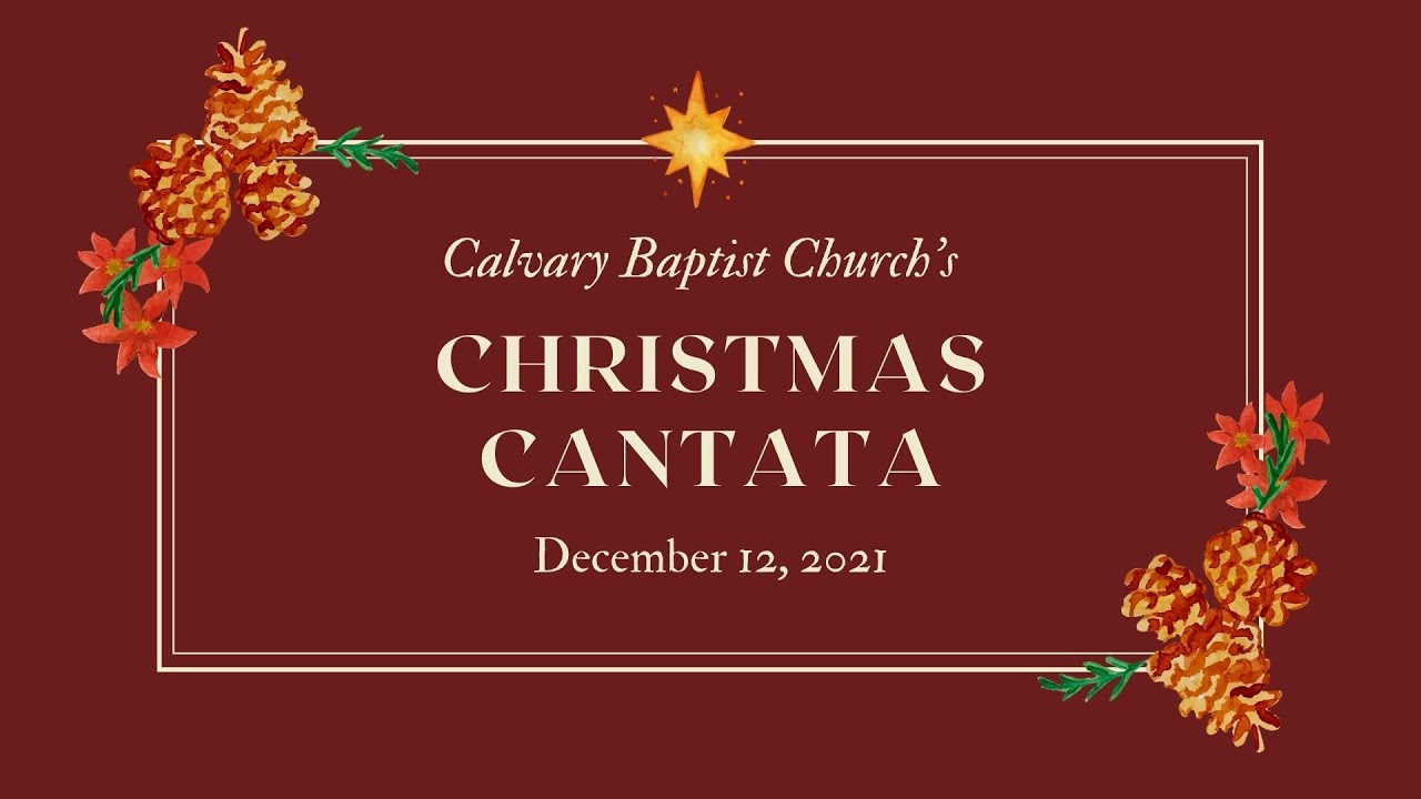 Live Choir Christmas Cantata December 12 YouTube