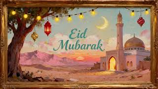 Eid Mubarak Frame TV Art 4K 🌙 Ramadan Islamic Screensaver | Mosque & Crescent Moon Decor screenshot 3