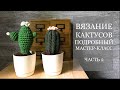 Вяжем кактус крючком. Продолжение. Часть 2.