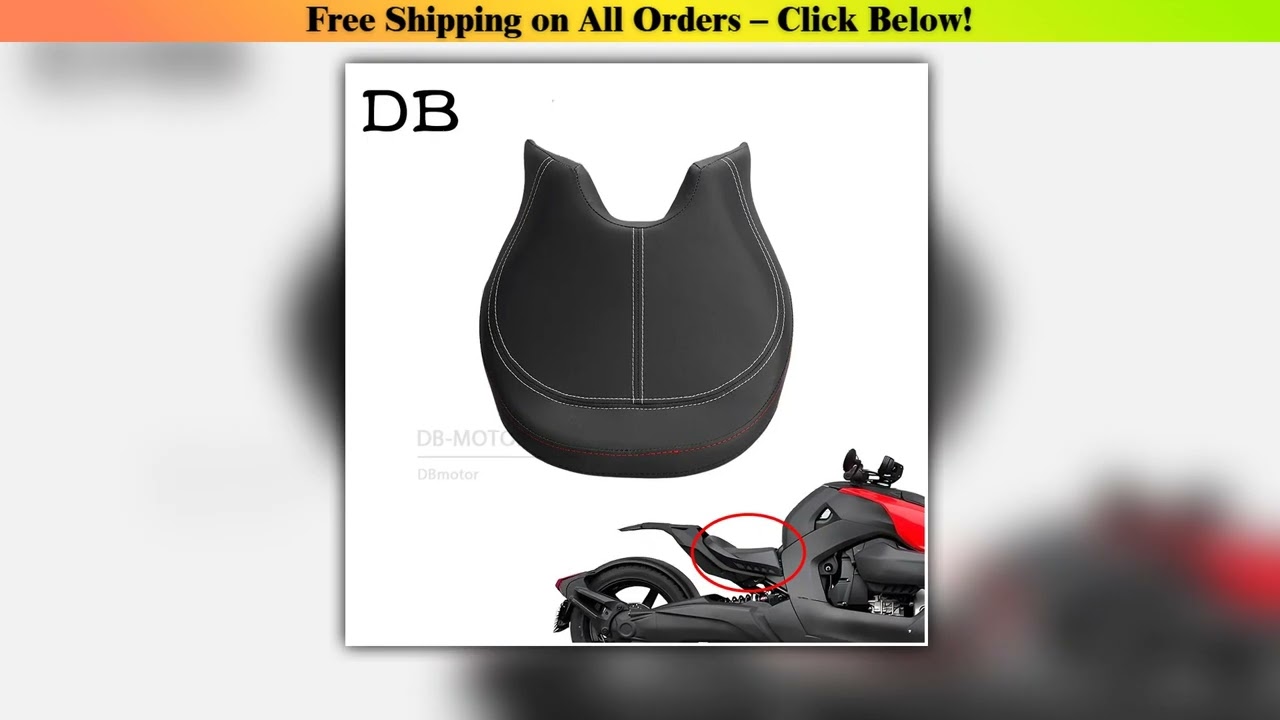 219400795 Motorcycle Accessories Black Driver Comfort Seat Fit For Can-Am Ryker 600 Ryker 900 2019