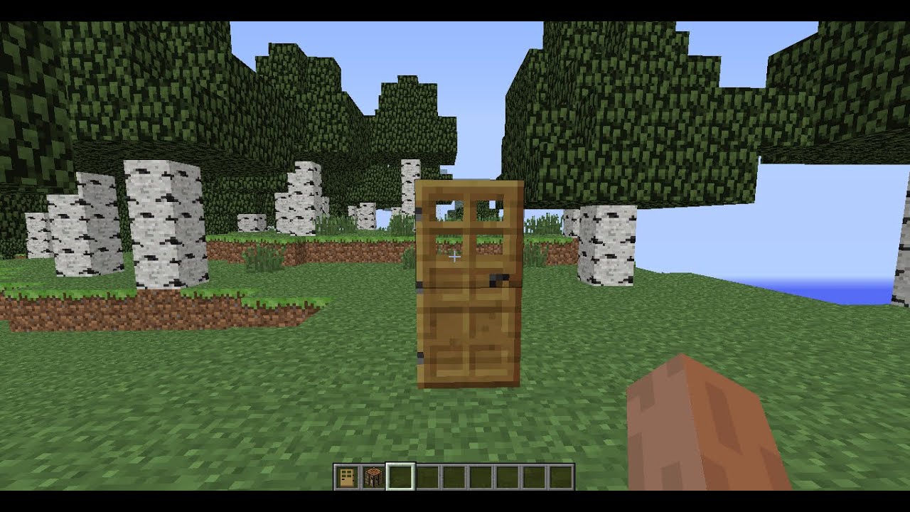 Minecraft Comment Faire Une Porte En Bois