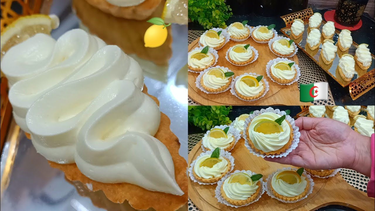 اذا مجربتيش هاذ ليطارت راكي راطيتي🇩🇿 طارتولات بموس الليمون🍋 من اروع مايكون .سلطانة الحلويات