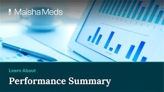 Performance Summary || Maisha Meds app screenshot 2