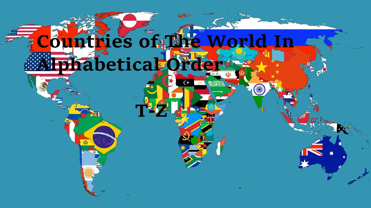 Countries Of The World Alphabetical Order Images and Photos finder