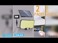 12Pcs Solar Light Outdoor Super Bright Motion Sensor Solar Strong Power 234LED Garden Wall Lamp IP6