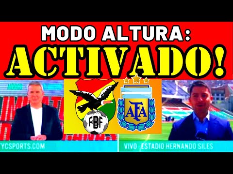 PERIODISTAS Argentinos BROMEAN con la ALTURA 😡 BOLIVIA vs ARGENTINA 2023 Eliminatorias