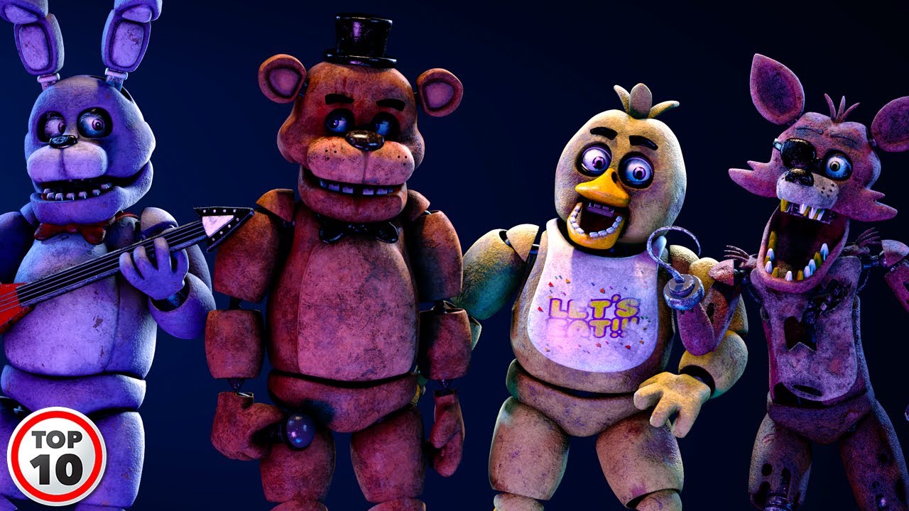 Top 10 Best FNAF Animatronics 