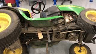 John Deere L 130 lawn tractor mower 