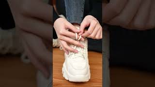 Shoes lace styles 2022 l How to tie shoelaces l AHMAD BILAL#shorts 69