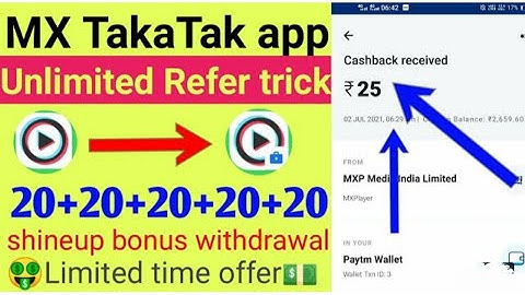mx takatak se paise kaise kamaye | mx takatak | mx takatak refer and earn | mx takatak referral code