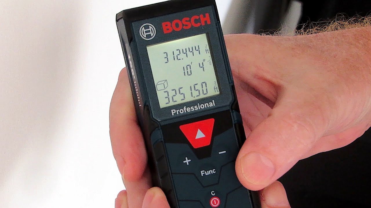 Bosch Blaze Pro GLM165-40 Laser Measure - Full Review & Tutorial - YouTube