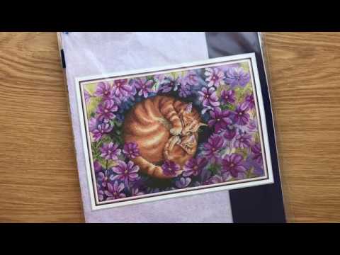 Вышивка крестом. Обзор мимимишного набора «Там, где спит солнышко» от Panna.