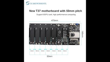ETH BTC T37 S37 D37 Miner Motherboard with CPU Set 8 GPU Slot DDR3 Memory For Crypto Mining Rig GPU