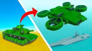 Building an Overpowered FLYING TANK Using Mods in the Ravenfield Mod Challenge!