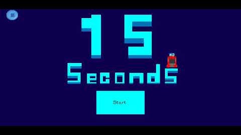 15 seconds gameplay (made with pocket game developer)