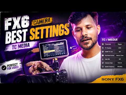 Sony FX6 TC Media Settings Explained | Best Recording Settings 2026