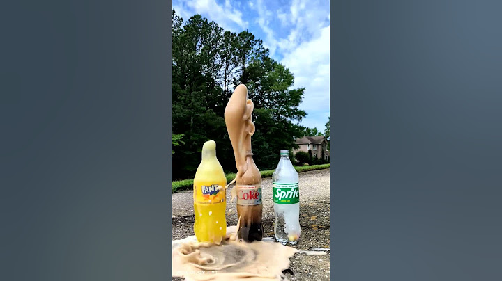 Popular Coke Sodas Vs Mentos 68 (SLOW MO) #satisfying #experiment #asmr