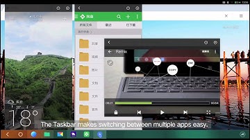 i7 perfect match with Remix OS Demo Taskbar