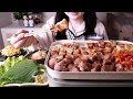 ［サムギョプサル］モクサルもツナマヨ丼もあるよ〜〜🐖🐖🐖［作って食べる］