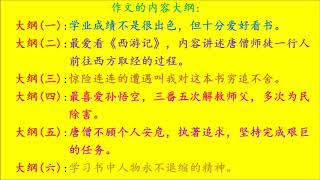 KSSR SEMAKAN四年级华文范文《我最爱阅读的一本书》