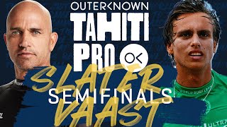 Kelly Slater vs Kauli Vaast | Outerknown Tahiti Pro - Semifinals FULL Heat Replay