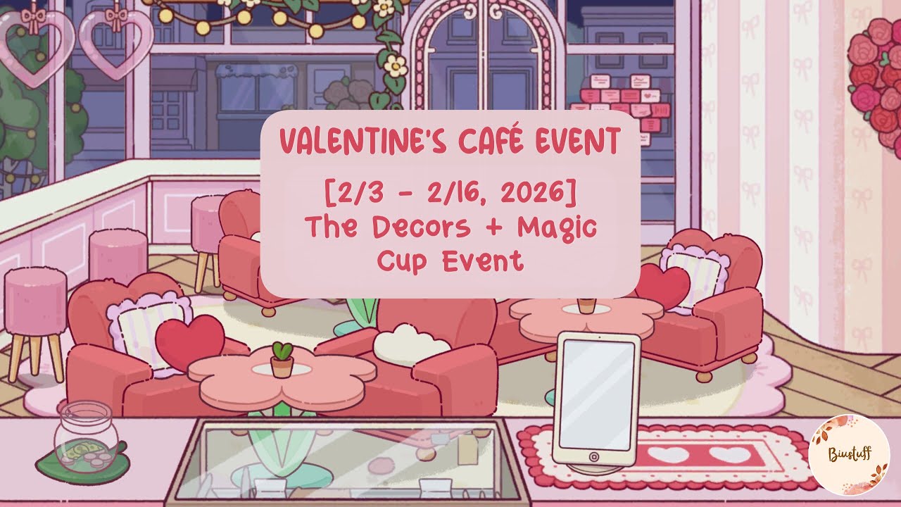 Valentine's Café - The Lovely Decors + Magic Cup Event | Good Coffee Great Coffee | Biustuff #love