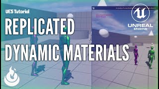 Unreal Engine 5 | Replicated Dynamic Materials: How To Change Team Colors in Multiplayer (UE5)