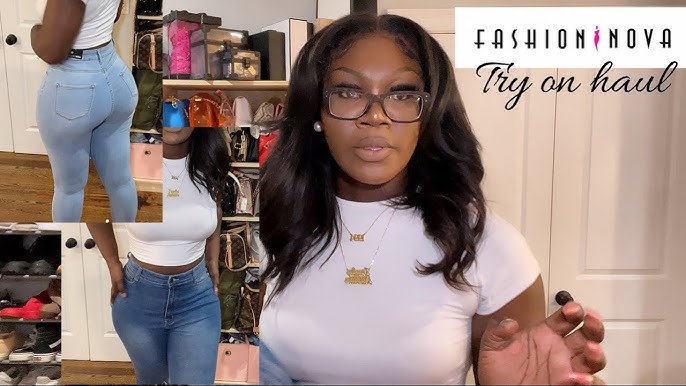 Plus Size, Fashion Nova Jean Guide For Small Waist & Big Butt HACK