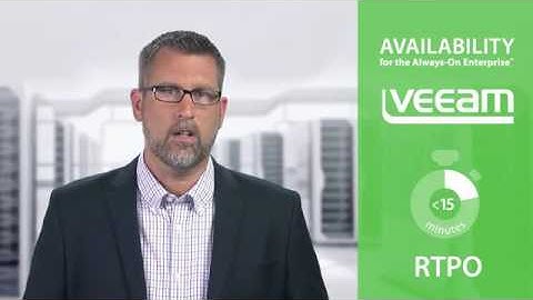 Veeam Availability Suite v9 for the Always On Enterprise