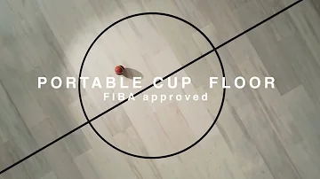 Pavimento sportivo smontabile PORTABLE CUP | Dalla Riva Sportfloors