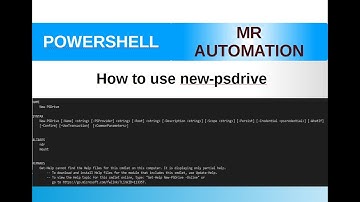 PowerShell S1E40 (new-psdrive)