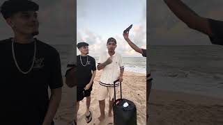 Na praia #explorar #vlog #turmadotutu